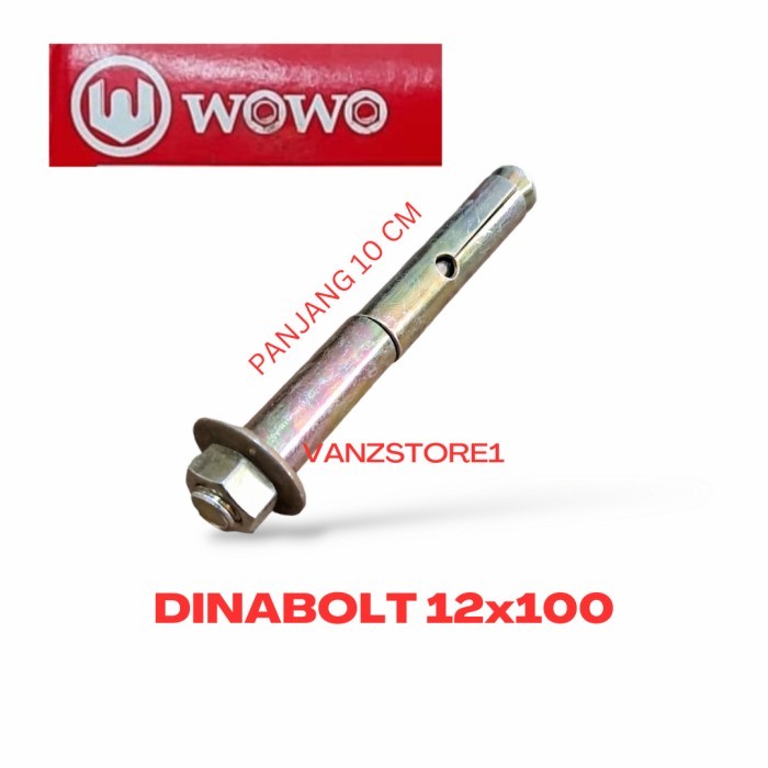 Ready oke] Dinabolt / Dynabolt 12x100 WOWO bor 12 mm panjang 100 mm