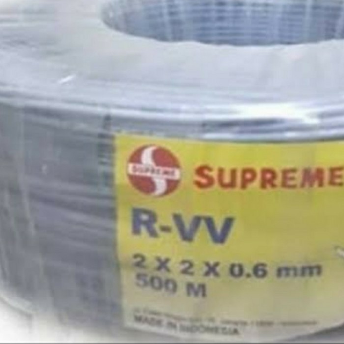 Kabel Telp Isi 4 Supreme 2X2X0,6 100 Meter Kabel Telp Meteran 2X2X0,6