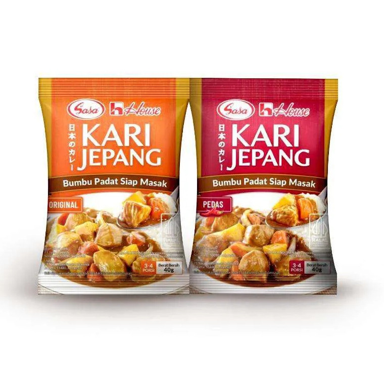 

Sasa House Kari Jepang Halal 40gr Saus Curry Jepang Kari Pedas Original