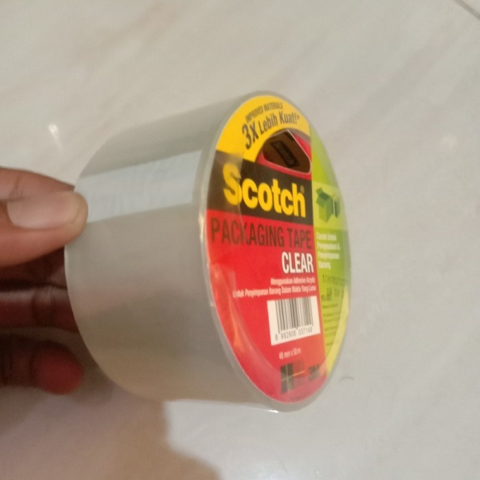 

Barang Terlaris Lakban Bening 3 M Clear 48Mm X 50 Meter Packing Aman