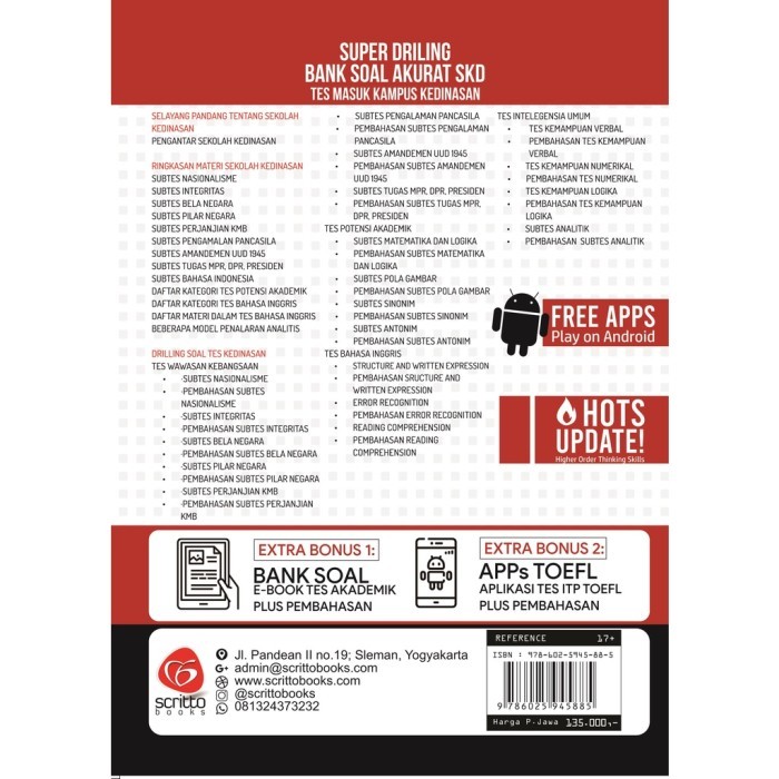 

Terbaru Buku Skd Kedinasan : Super Drilling Bank Soal Akurat Terlaris