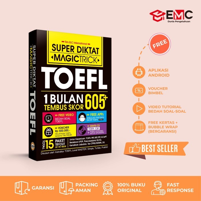 

Terbaru Buku Super Diktat Magic Trick Toefl Terlaris