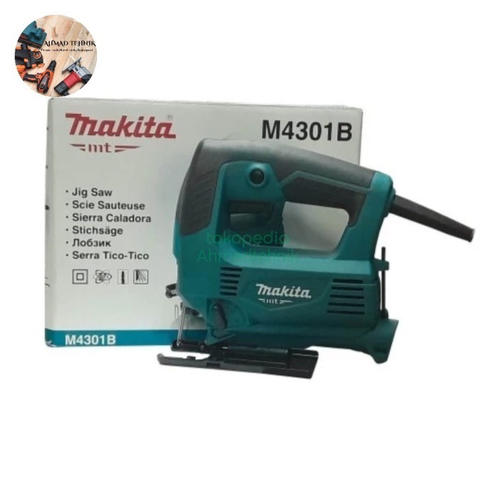 READY STOK MESIN JIGSAW MAKITA ORIGINAL M4301B MESIN GERGAJI KAYU TRIPLEK MAKITA