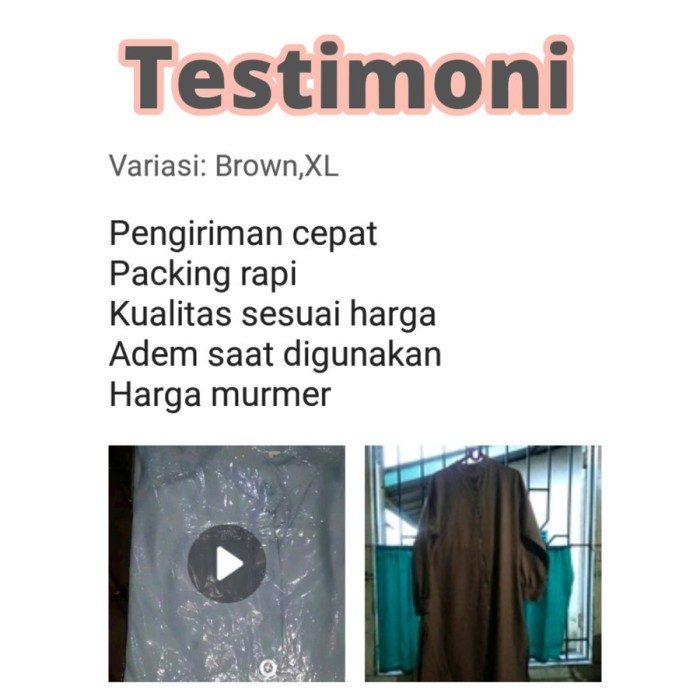 Long Tunik Polos Wanita Tunik Busui Gamis Busui