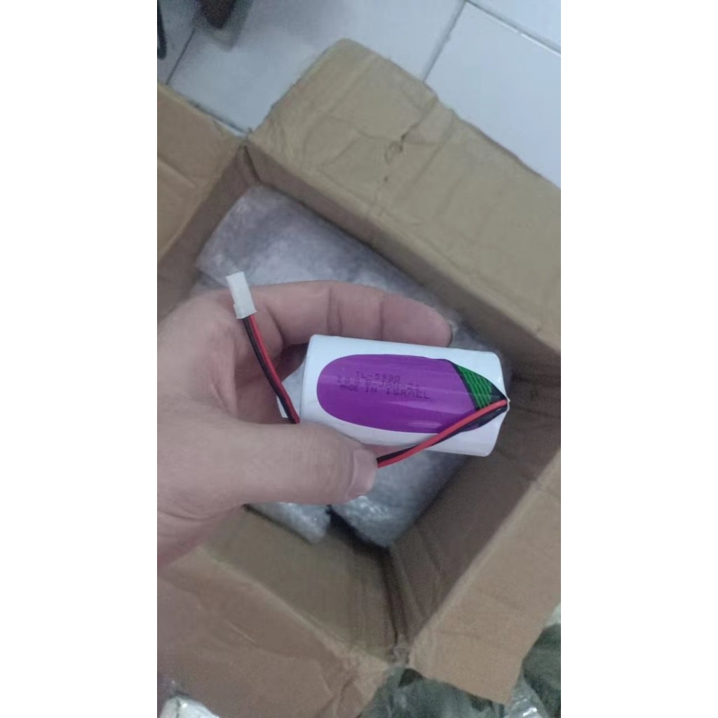 @@@@] Battery Baterai Lithium Tadiran PLC TL-5930 3.6V D 19Ah Socket Plug