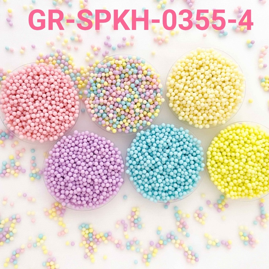 

GR-SPKH-0355-4 Sprinkle springkel sprinkles 500gr mutiara telur pastel (sprinkles)