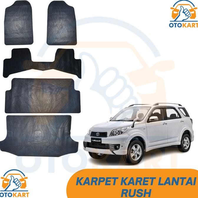 Karpet Lantai RUSH TERIOS Karet / Karpet Mobil Karet RUSH TERIOS 1 SET