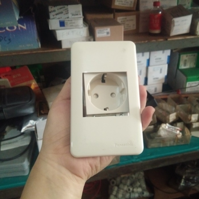 +++++] Stop kontak panasonik WZJ1121 + plat WZJ 1781 panasonic full color set
