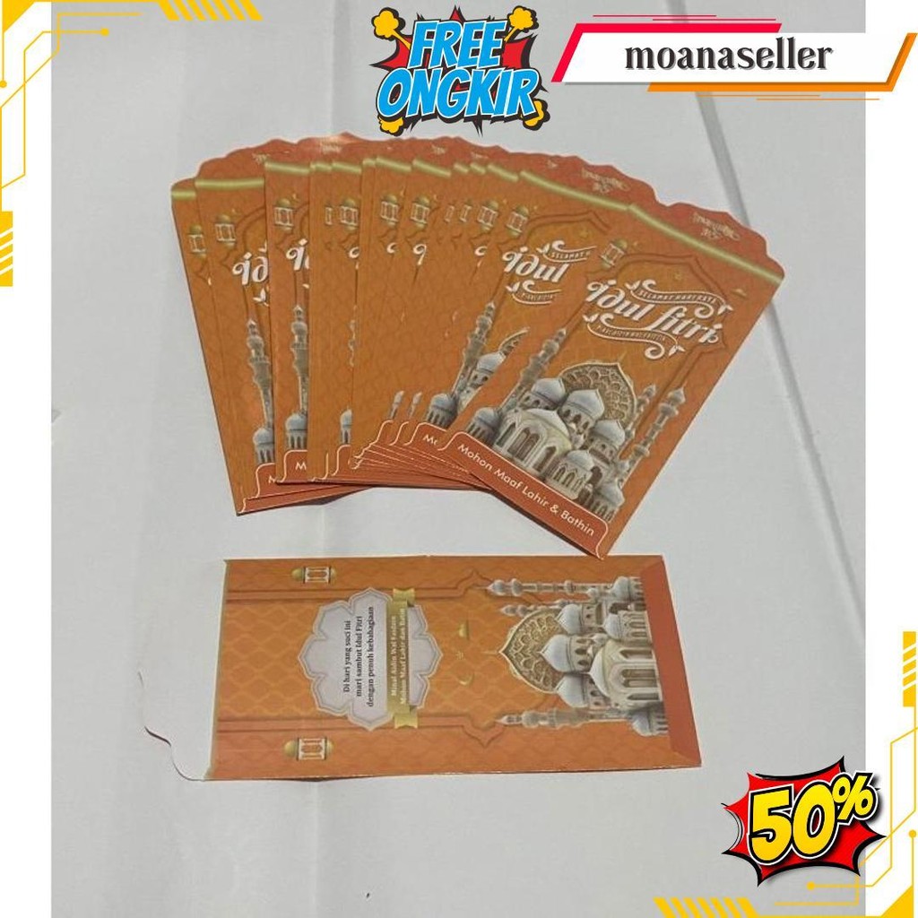 

Amplop Ampau Lebaran Masjid Df Uk Besar /Uk L Isi 100 Lembar 16X8Cm - Mix Masjid L Df Terlaris