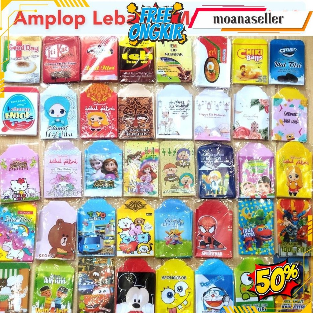 

Amplop Lebaran Medium Amplop Lebaran Snack 1 Pack Isi 10 Lembar Termurah Banget