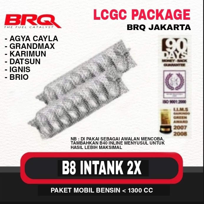 BRQ B8 INTANK 2PC UTK SEMUA JENIS MBL BENSIN - SOLAR