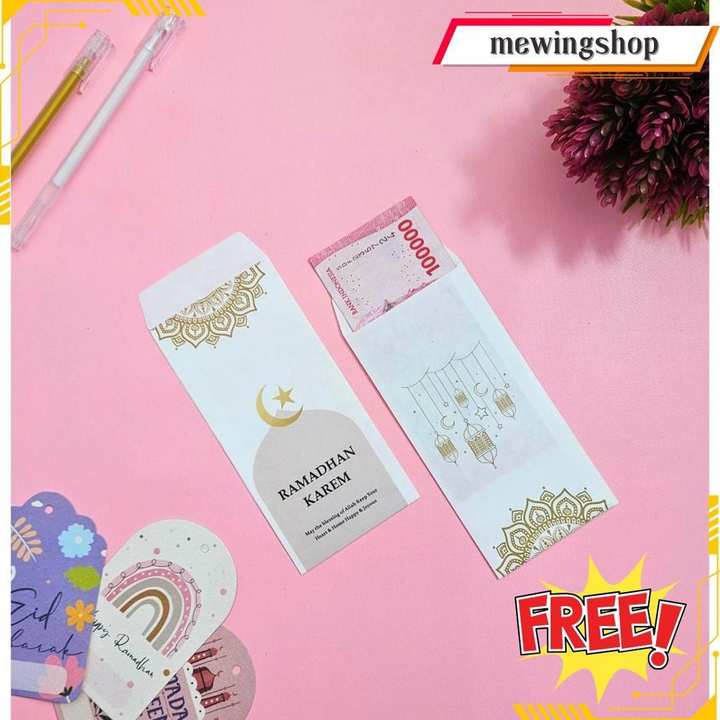 

[ Isi 30 Pcs ] Amplop Lebaran Panjang/Angpao Lebaran/Amplop Lebaran Aesthetic/Amplop Thr Idul Fitri 2025 Gratis Ongkir