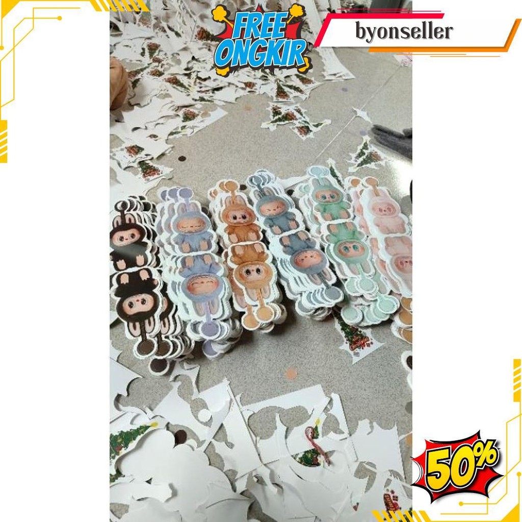 

100 Lembar - Amplop 3D Labubu Viral Terlaris