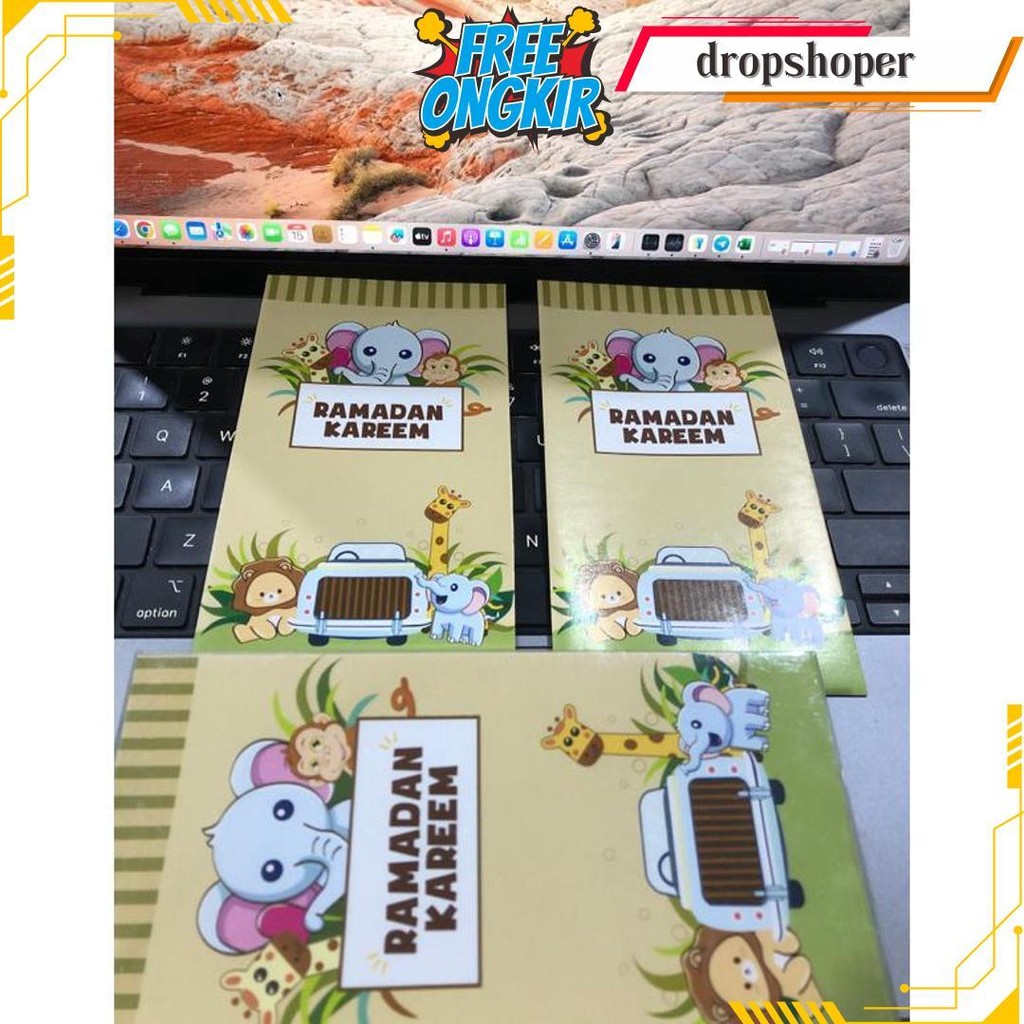 

50Pcs Amplop Lebaran Idul Fitri Ampao Amplop Panjang Bisa Cod