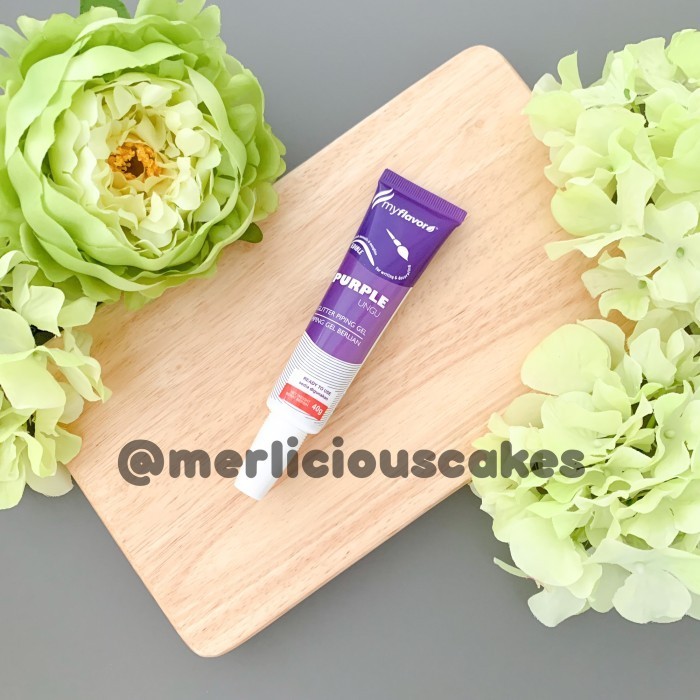 

monggo] My Flavor Purple Glitter Piping Gel Tulisan Cake Kue 40 Gram
