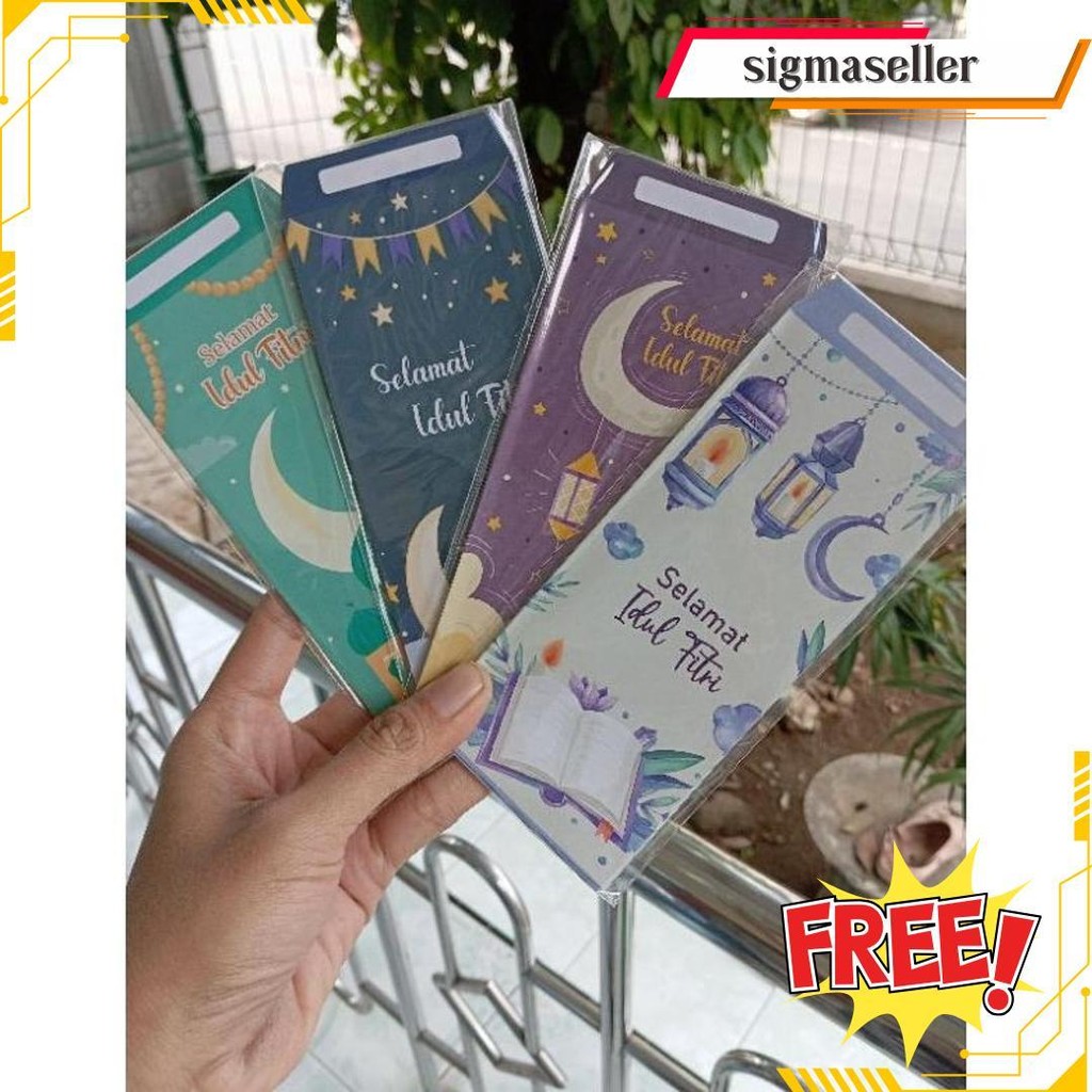 

(100Pcs/10Pak) Amplop Lebaran Ukuran Besar Dan Tebal Original Produk