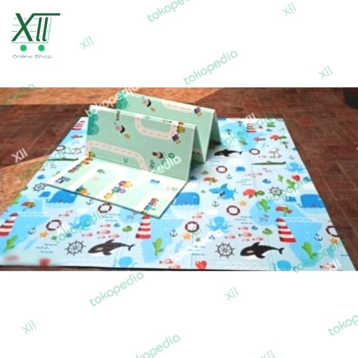 XCLUSIVE PREMIUM BABY PLAYMAT 180X200 KARPET MATRAS LIPAT ANAK