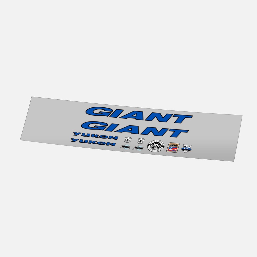 Giant Yukon Frameset / Sticker / Decal Sepeda
