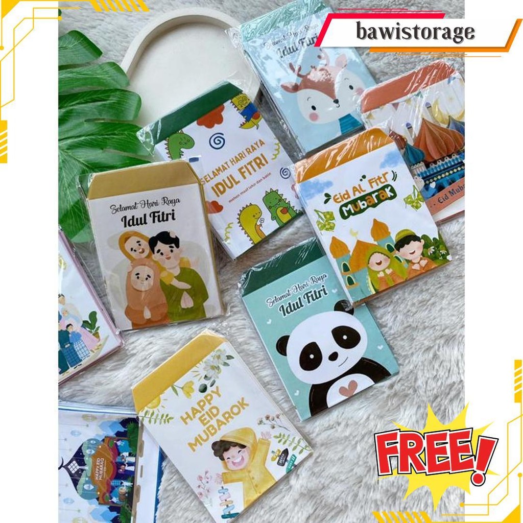 

Isi 50Pcs Amplop Lebaran Lucu Aesthetic Medium Isi 50 Amplop Perpaket Cod
