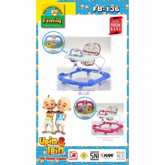 BABY WALKER FAMILY FB -136 EDISI UPIN & IPIN