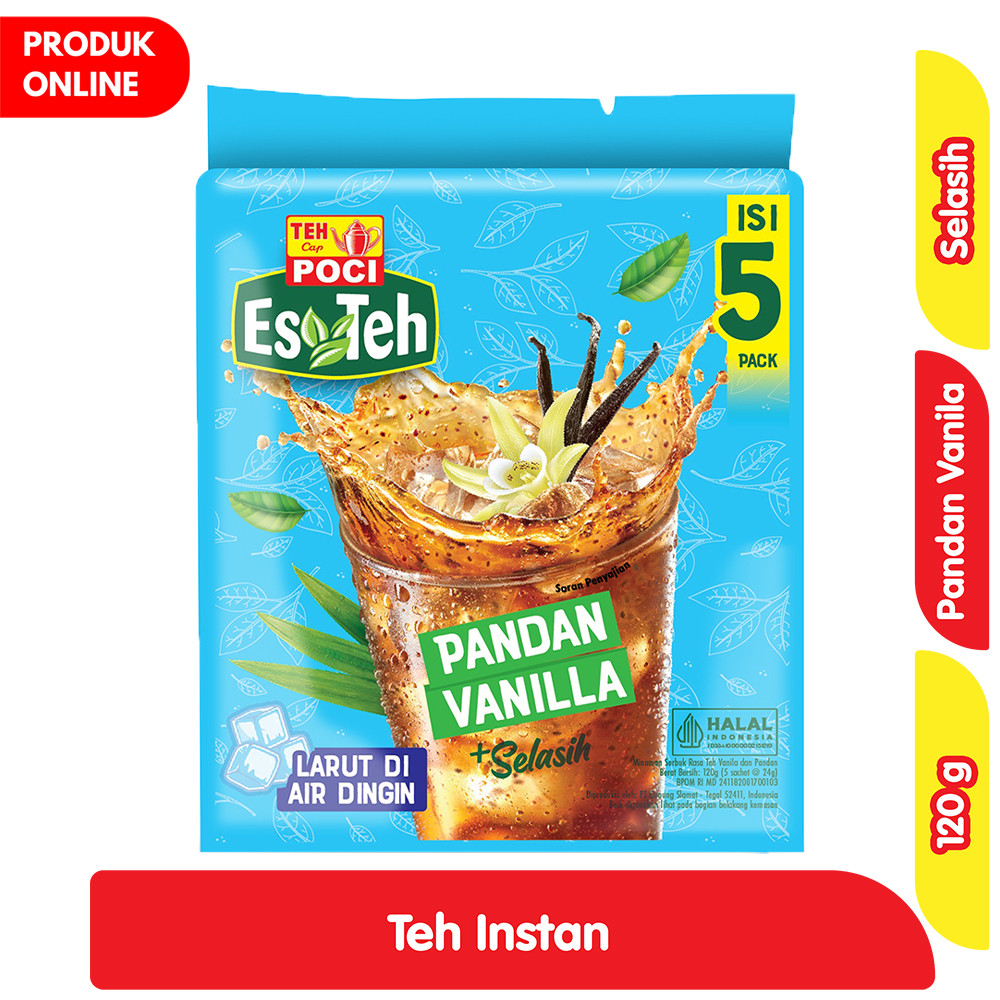 

Es Teh Poci Pandan Vanila + Selasih 120 g