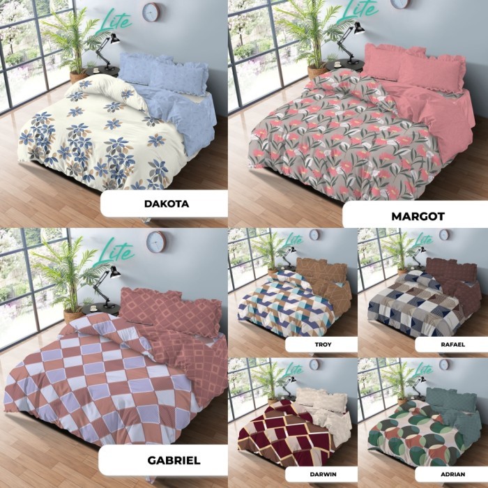 Kintakun LITE - Bed Cover set King 180x200, Pilihan
