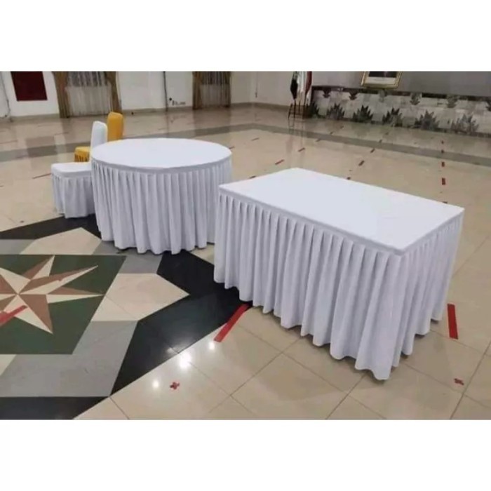 cover meja // skerting meja krisbow