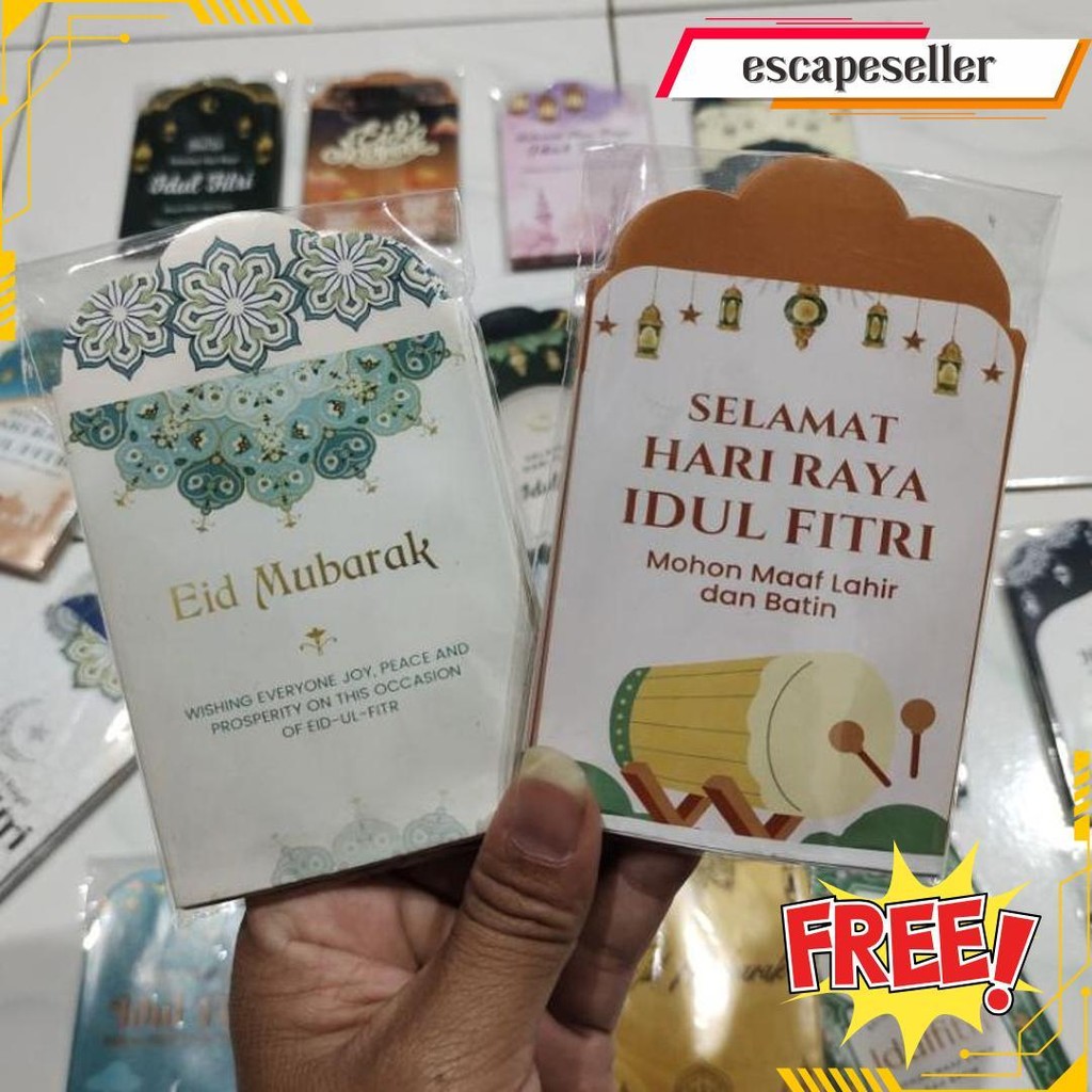 

100Pcs Amplop Lebaran Medium (Siap Pakai) Bisa Cod