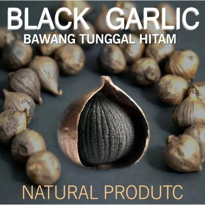 

TERLARIS BAWANG PUTIH TUNGGAL HITAM BLACK GARLIC 1 KG MURAH!!! MURAH