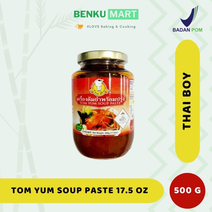 

TERLARIS THAI BOY TOM YUM SOUP PASTE 500 GR BUMBU TOM YAM MURAH!!! MURAH