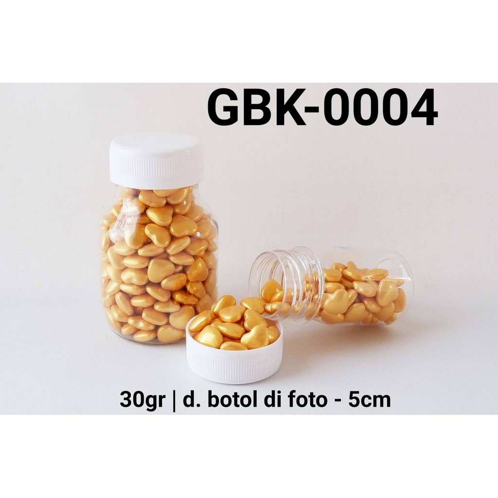 

GBK-0004 Sprinkles sprinkle sprinkel hati gold 30gram (SPRINKLES)