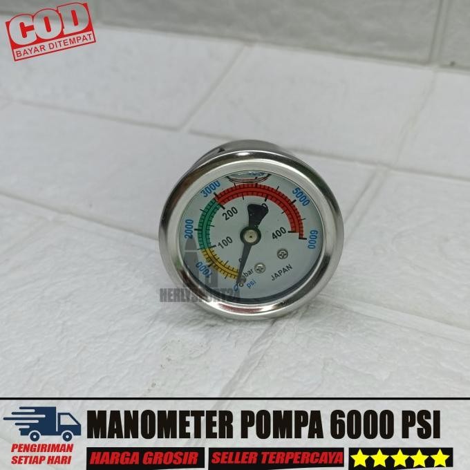 Promo MANO PCP MANOMETER PCP MANOMETER POMPA PCP MANO POMPA 6000 PSI COD