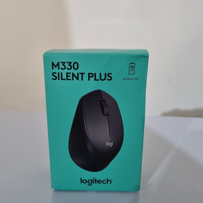 Mouse Logitech M330 M330 Wireless Silent Plus - Hitam