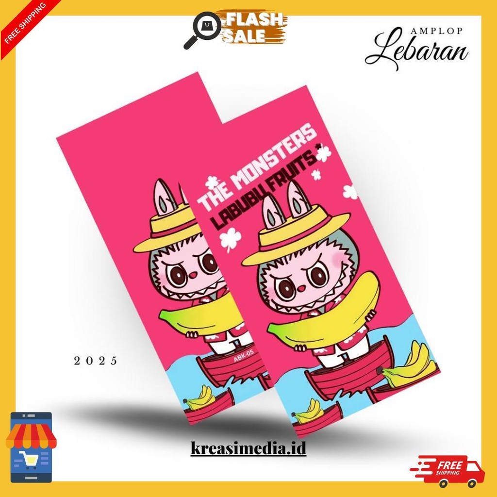 

Amplop Lebaran Labubu 2025 Angpao Panjang Imlek Premium Desain Karakter Kuromi Sanrio Lucu Tebal Siap Kirim