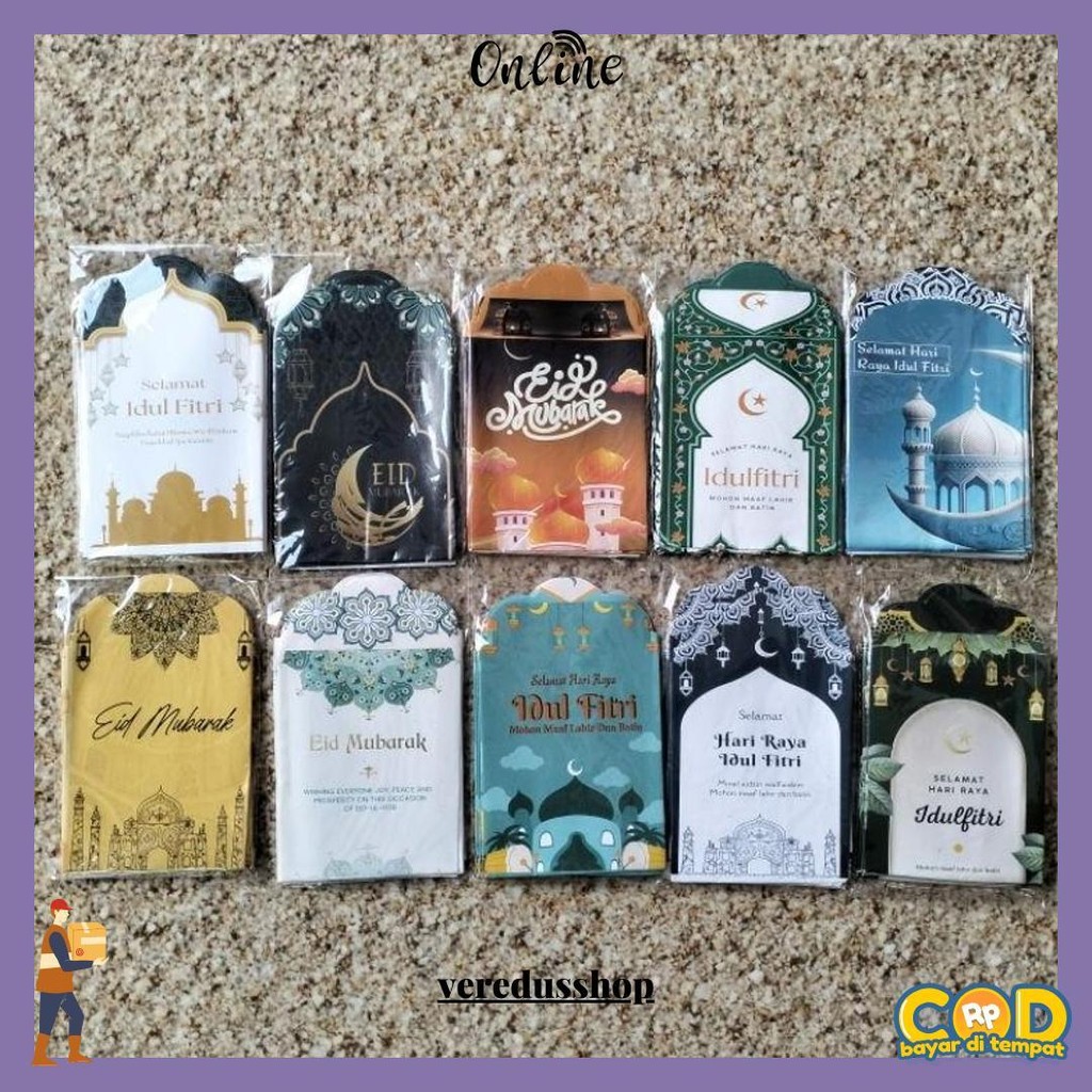 

Amplop Lebaran Medium Motif Muslim Isi 10 Pcs Original Produk