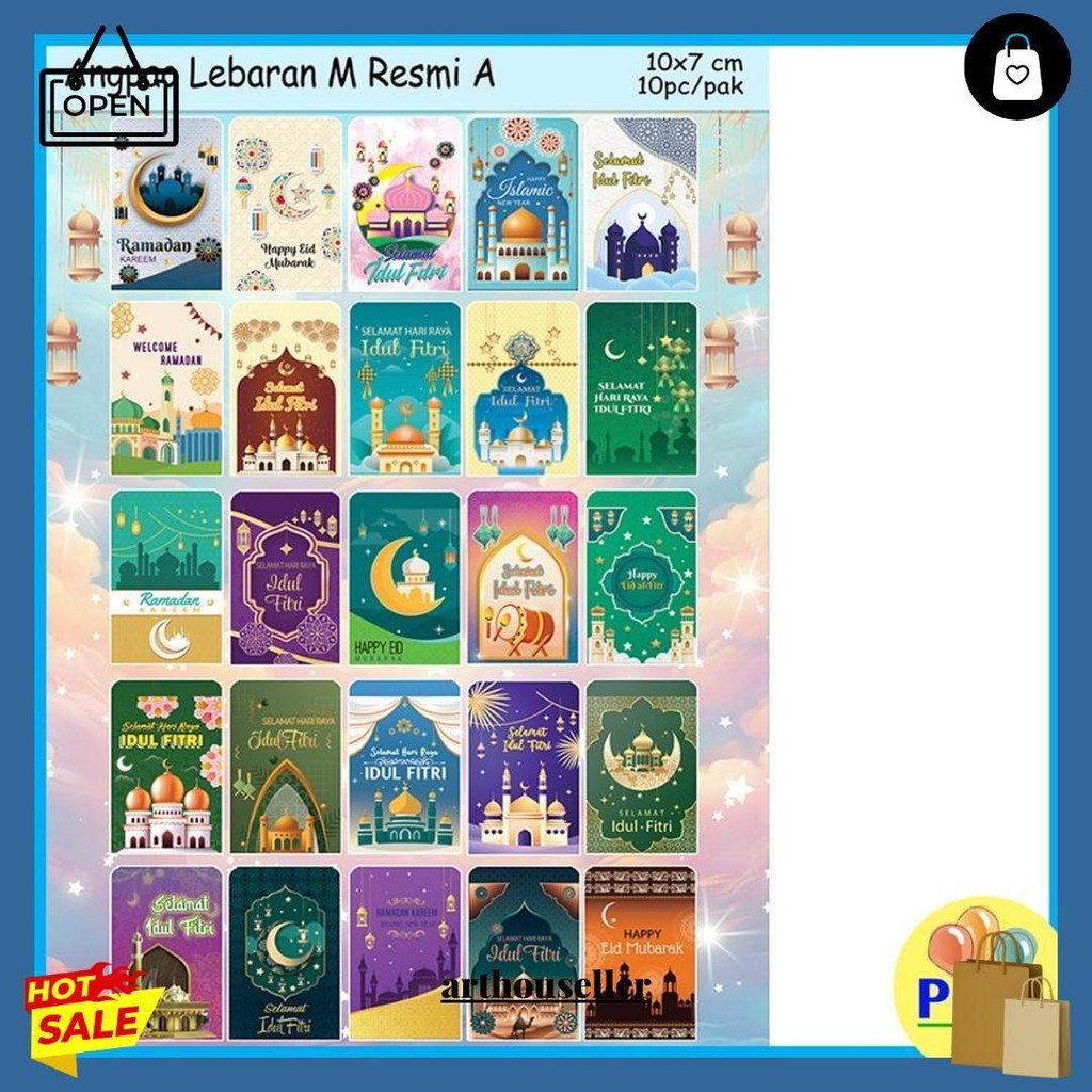 

Murah!! (1Pak Isi 10Pcs) Amplop Lebaran Idul Fitri Resmi Uk M,Angpao Idul Fitri Motif Dewasa Uk M, Grosir Ready Stok, Amplop Idul Fitri, Angpao Lebaran 2025,Islamic, Lebaran, Idul Fitri, Eid Mubarak, Hari Raya, Minal Aidin, Fitr,Amplop Lebaran Lucu