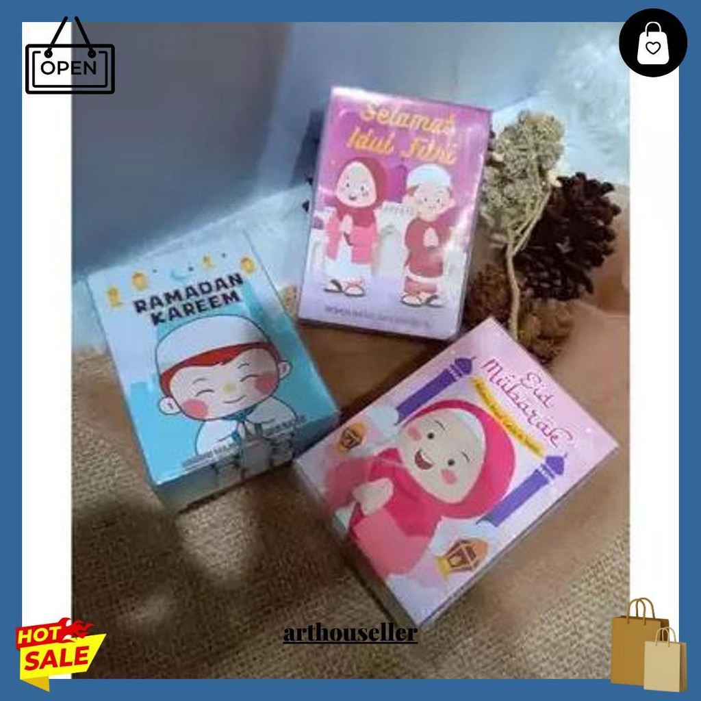 

Amplop Lebaran Hari Raya Idul Fitri Isi 50Pcs Angpao Karakter Lucu Ramadhan 2024 Kemasan Mika Cod