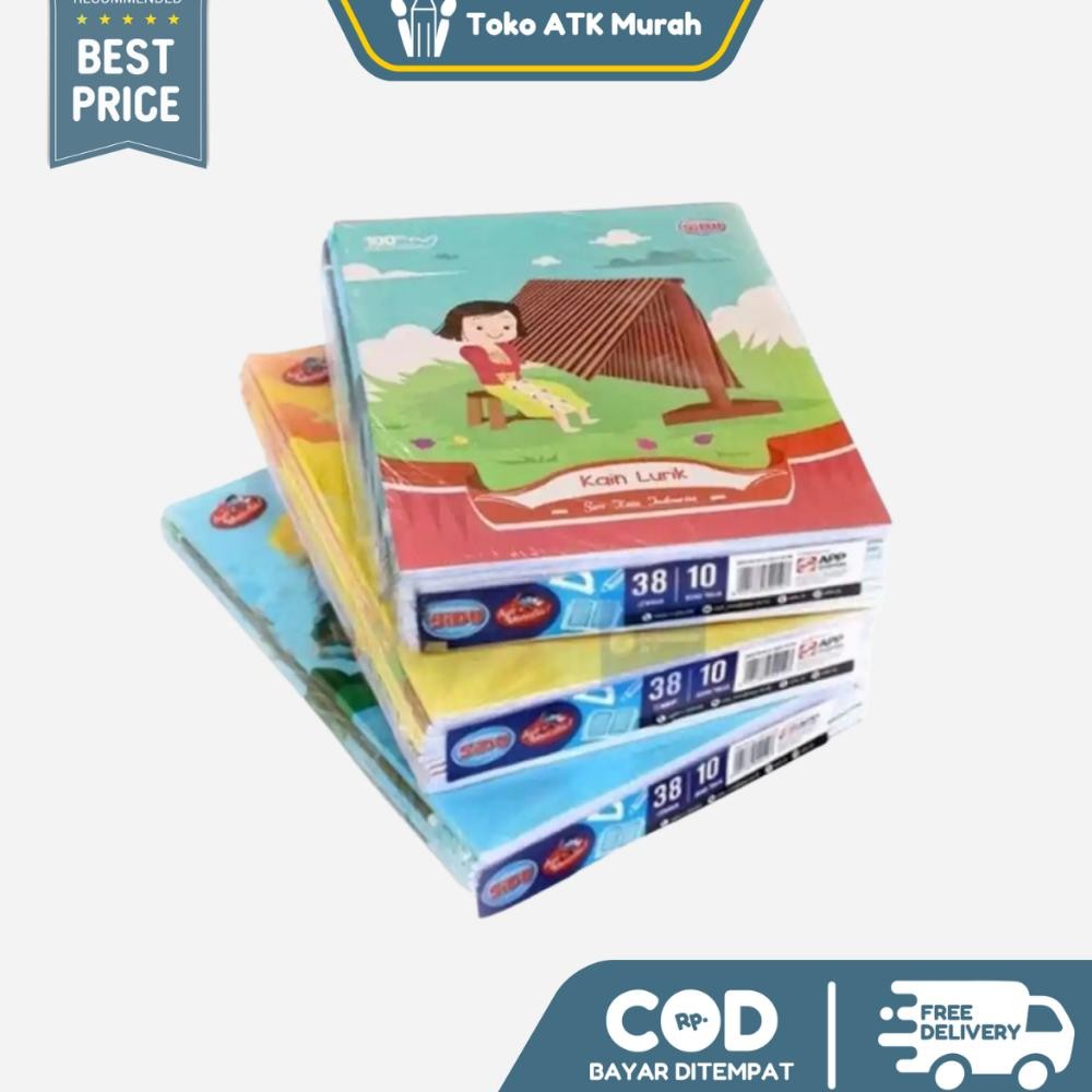 

BISA COD Buku Tulis SIDU Sinar Dunia 38 Lembar Pak isi 10 Buku Of14