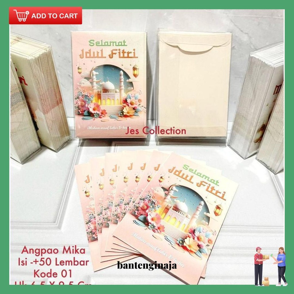 

Amplop Lebaran Idul Fitri (Isi 50Pcs) Amplop Karakter Angpao Lucu Original Produk