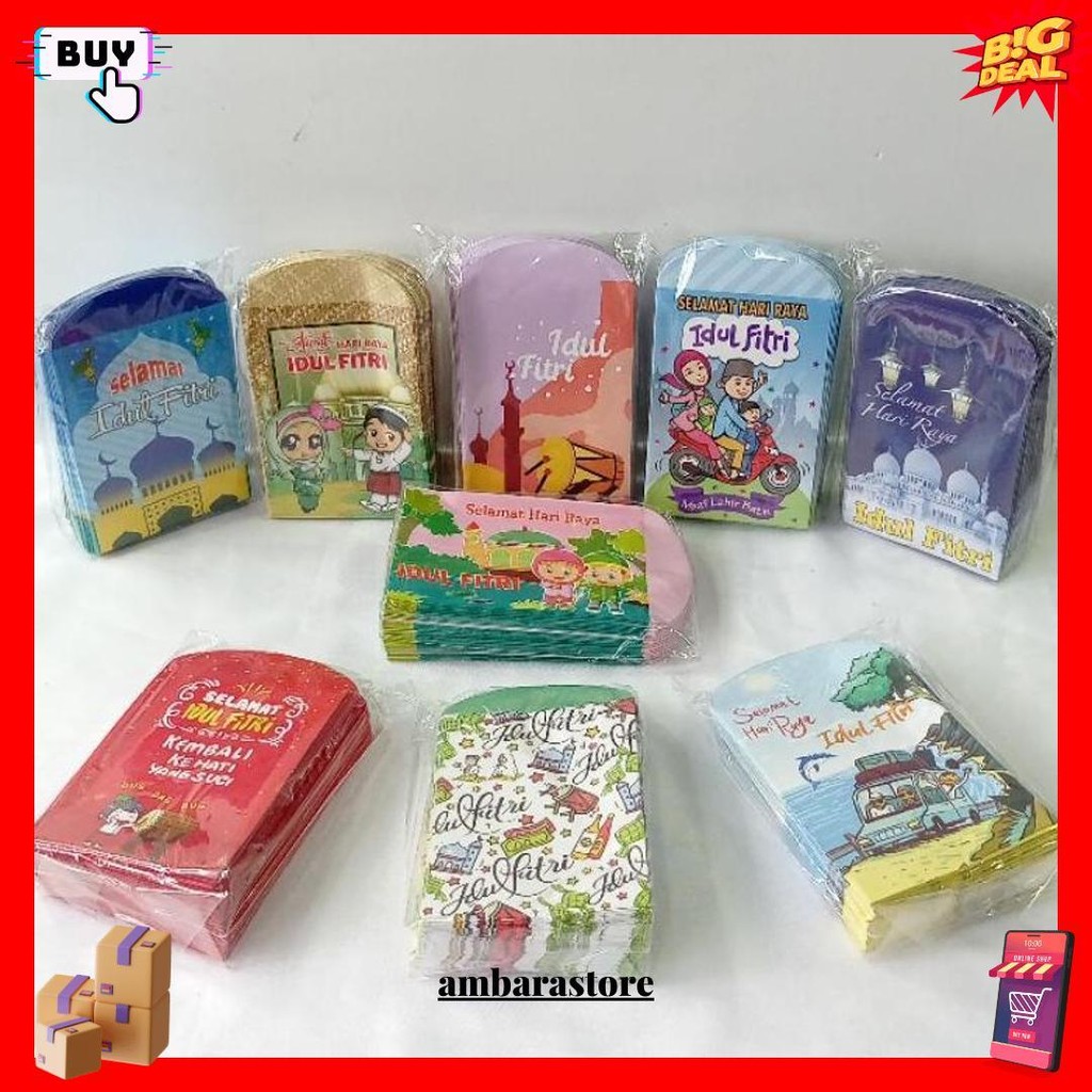 

Amplop Lebaran Unik Angpau Lebaran Isi 100Pcs Amplop Angpao Lebaran Karakter Terlaris