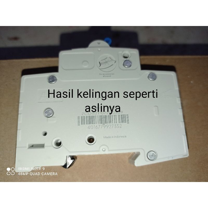 MCB modif ABB biru 2A modif MCB ABB anti jeglek anti panas MCB ABB modifikasi MCB ABB 2A modif ke
