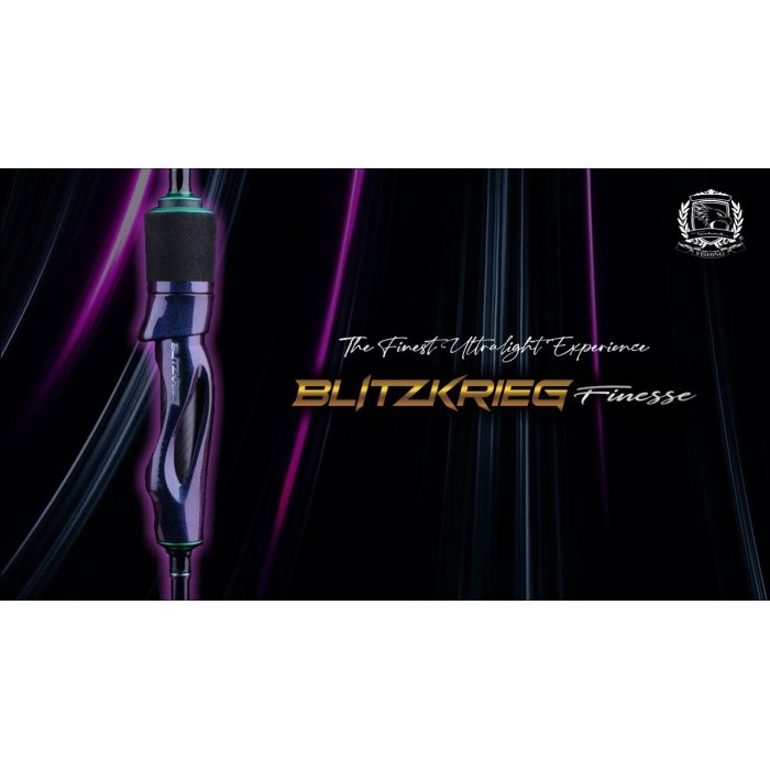 Set Joran Rod Spinning Team Seahawk Blitzkrieg Finesse