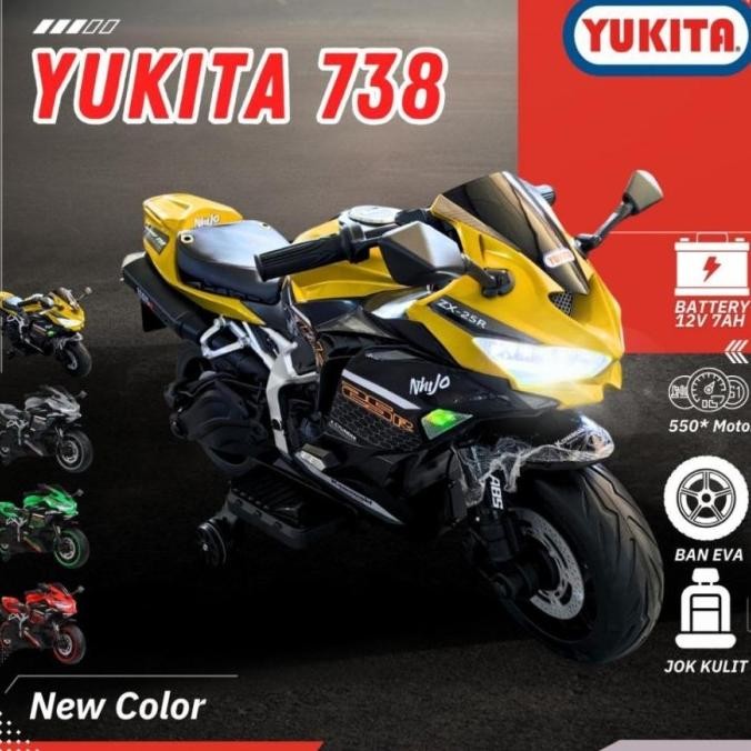 Grosir Mainan Motor Aki Anak Yukita 738 / Mb 191 Ninja Zx 25R Kawasaki