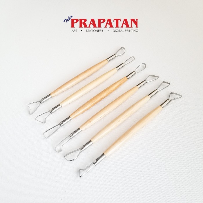 

TERBARU! Alat Butsir Clay Kawat set isi 6 V-TEC E0026-6/8 / Pottery Tool