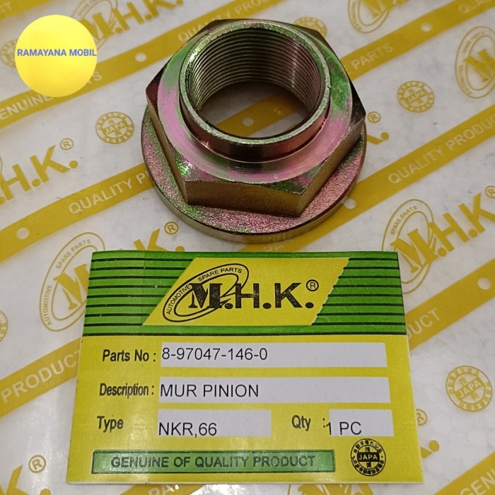 Mur pinion / mur gardan M30 P1,5 HR46 OD56 Isuzu Elf NKR66,NKR71,FVR34