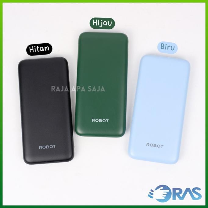 POWERBANK ROBOT 10000MAH RT180 - Powerbeng Powerbenk Pawerbeng Ori Terlaris