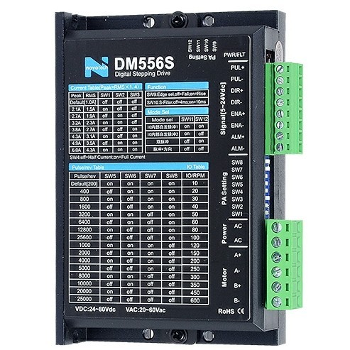 MOTOR DRIVER NOVO TECH DM556S DRIVER PEAK 6A NOVOTECH