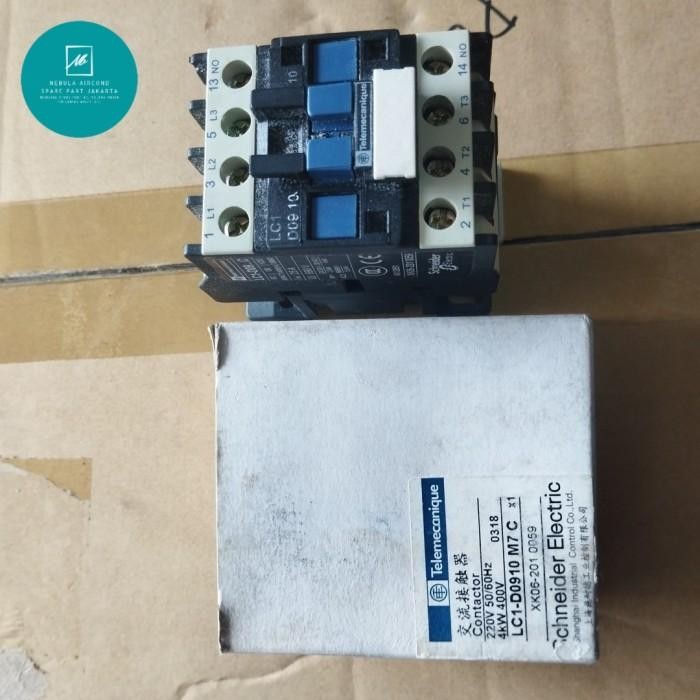 CONTACTOR TELEMACANIQUE LC1-D0910 M7C 220V 50/60HZ 4KW 400V SCNEIDER