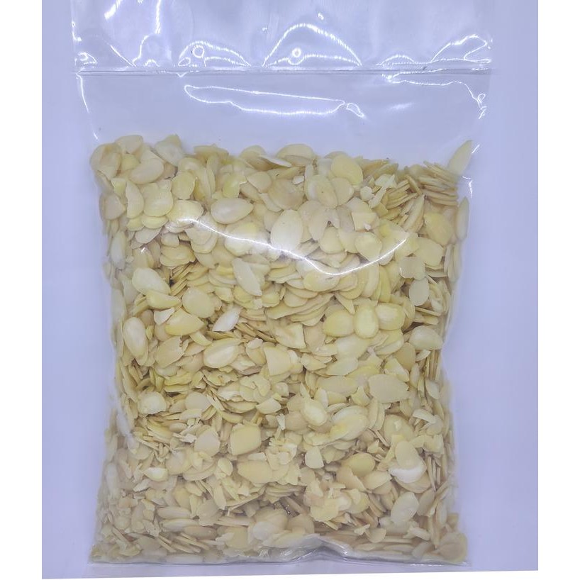 

terbaru !!! 1000gr almond slice - almond irisan - mentah/ raw + dust & buble ready