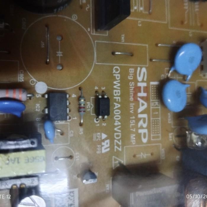 IC PM PCB KULKAS SHARP INVERTER ORIGINAL SLIMDIP-S H10FG4 KAKI 26 PIN